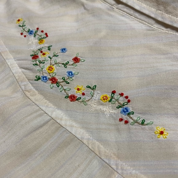 Limited Too Y2K Vintage Western Pearl Button Down Short Sleeve Shirt Size XL 16 - Picture 10 of 12